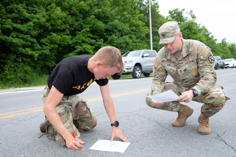 Soldiers Complete the Atkins Climb Event of the Maj. Gen. Lloyd E. Jones Ruck Challenge