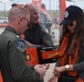 DHS Secretary Kristi Noem meets Coast Guard Air Station Detroit personnel for area flight in Detroit