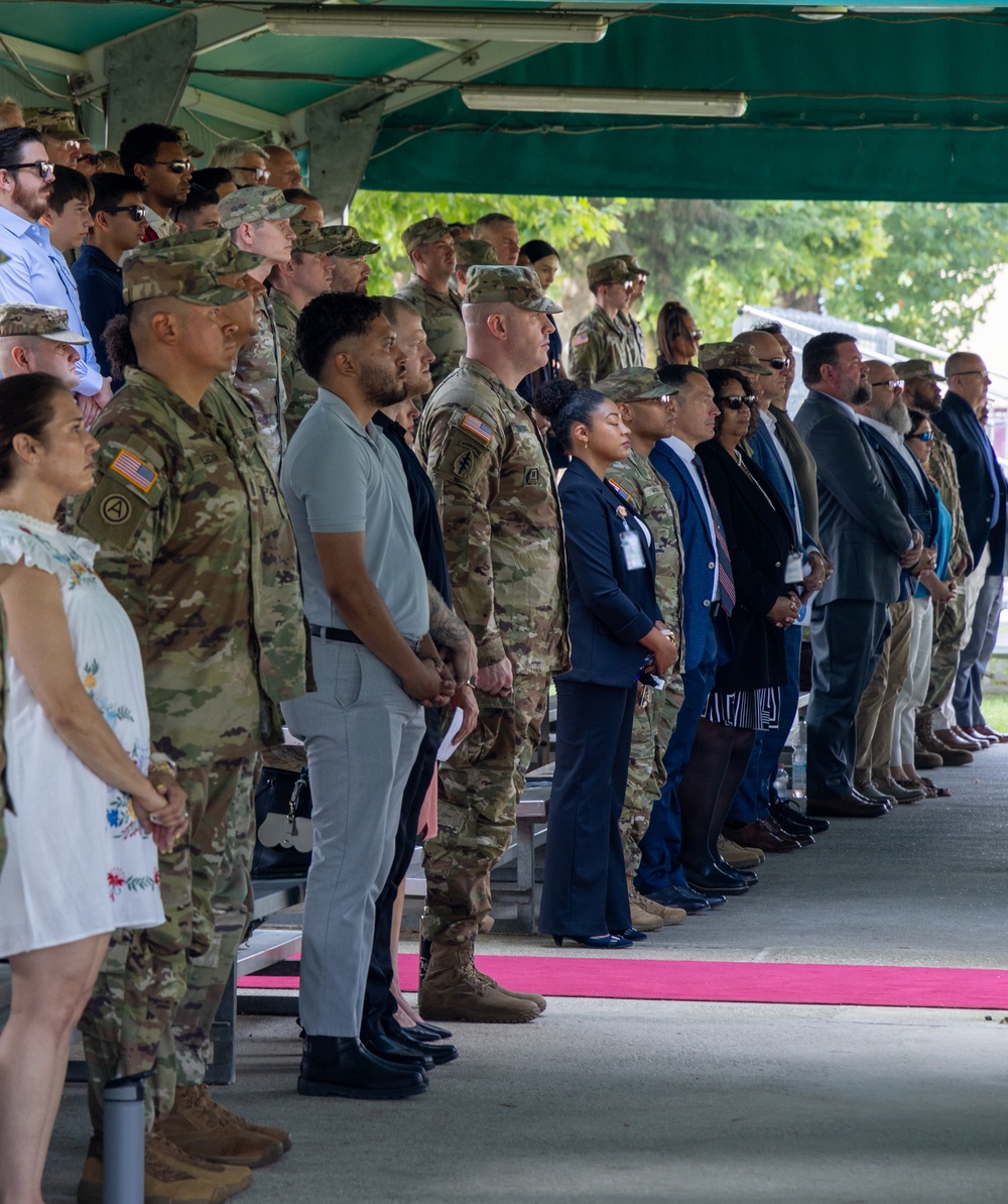 207th MIB-T holds brigade change of command ceremony