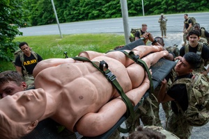 U.S. Soldiers celebrate Independence Day with T.V.'s American Gladiators