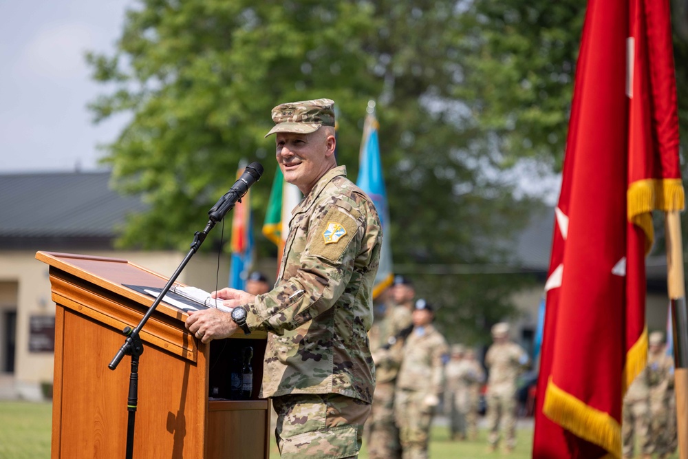 207th MIB-T holds brigade change of command ceremony