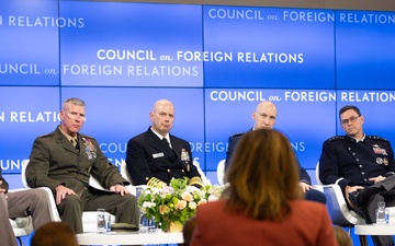 Commandant, Gen. Eric Smith, and Military Service Chiefs attend D.C. CFR Panel
