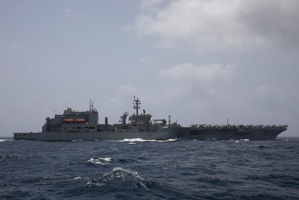 USS Wayne E. Meyer conducts operations in the U.S. Central Command area of responsibility as part of the Carl Vinson Carrier Strike Group