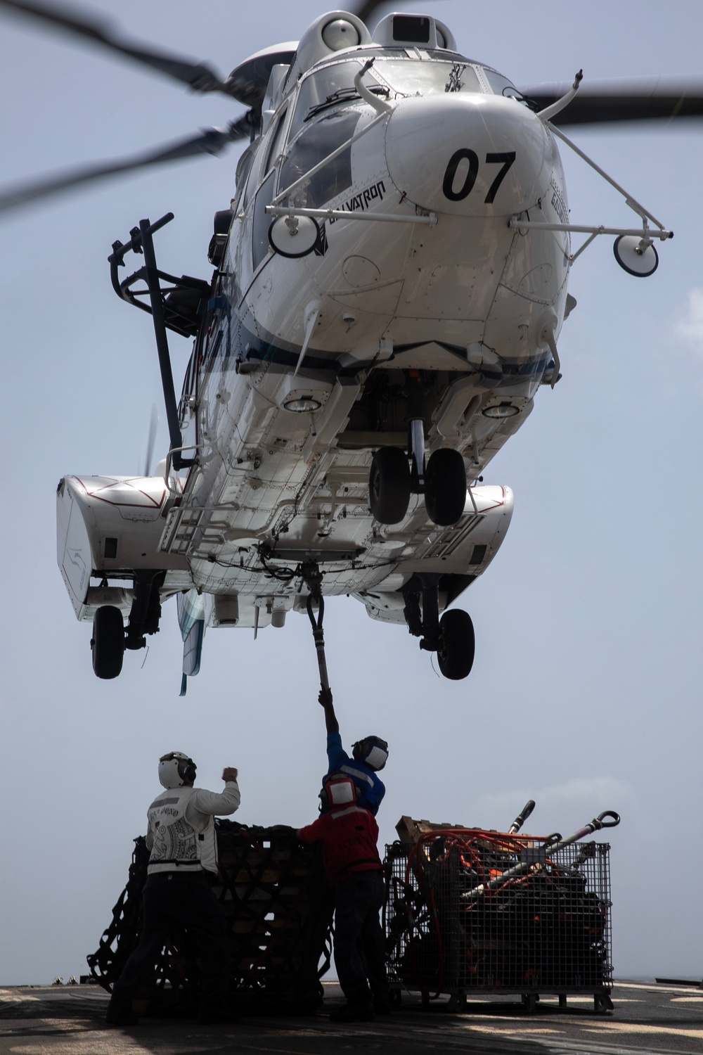 USS Wayne E. Meyer conducts operations in the U.S. Central Command area of responsibility as part of the Carl Vinson Carrier Strike Group