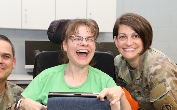 Soldiers share their story of military service with local community members