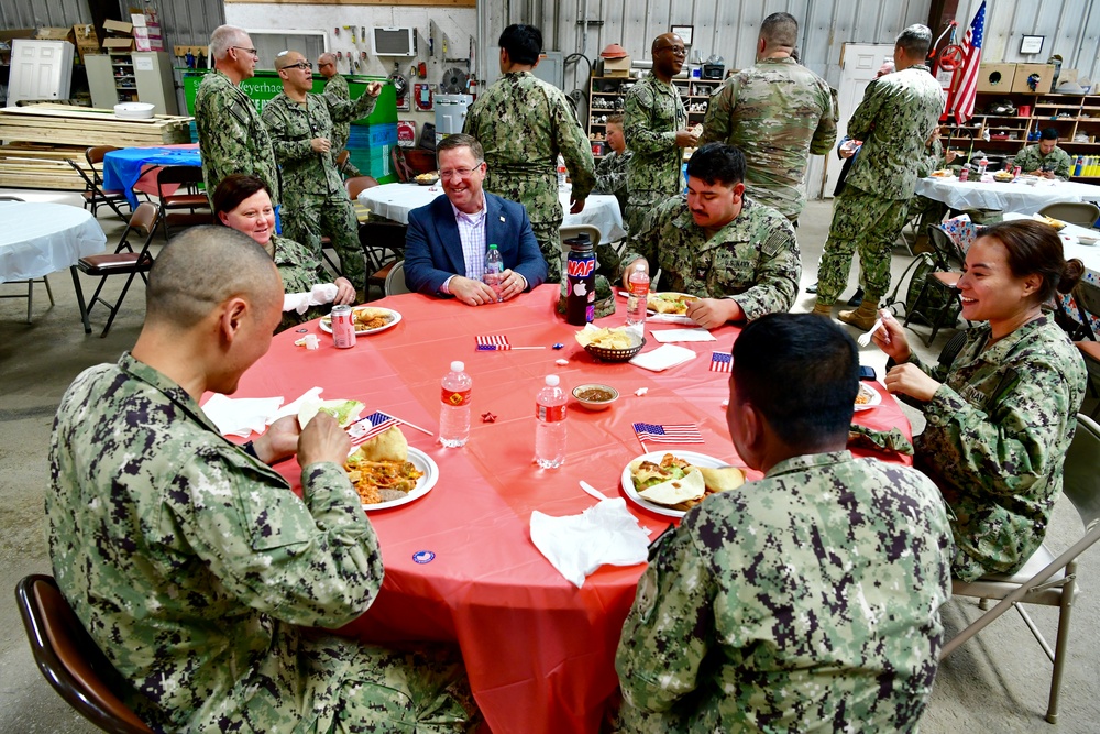 Senior DoD Leaders Observe Navy-Led Construction Efforts Supporting Gallup Community During Operation FOOTPRINT