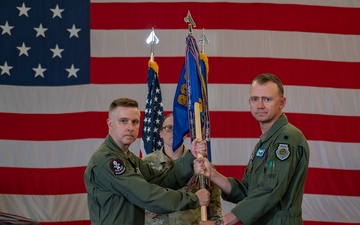The 321st Missile Squadron change of command ceremony