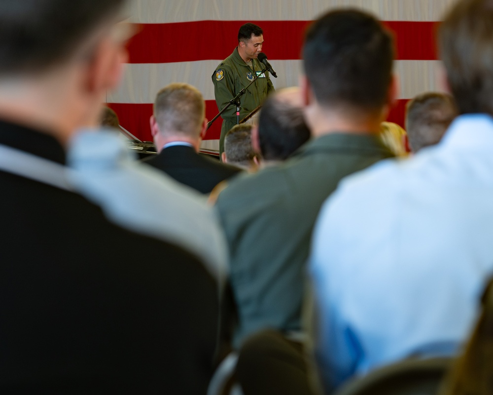 The 321st Missile Squadron change of command ceremony