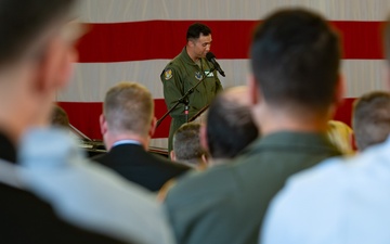 The 321st Missile Squadron change of command ceremony