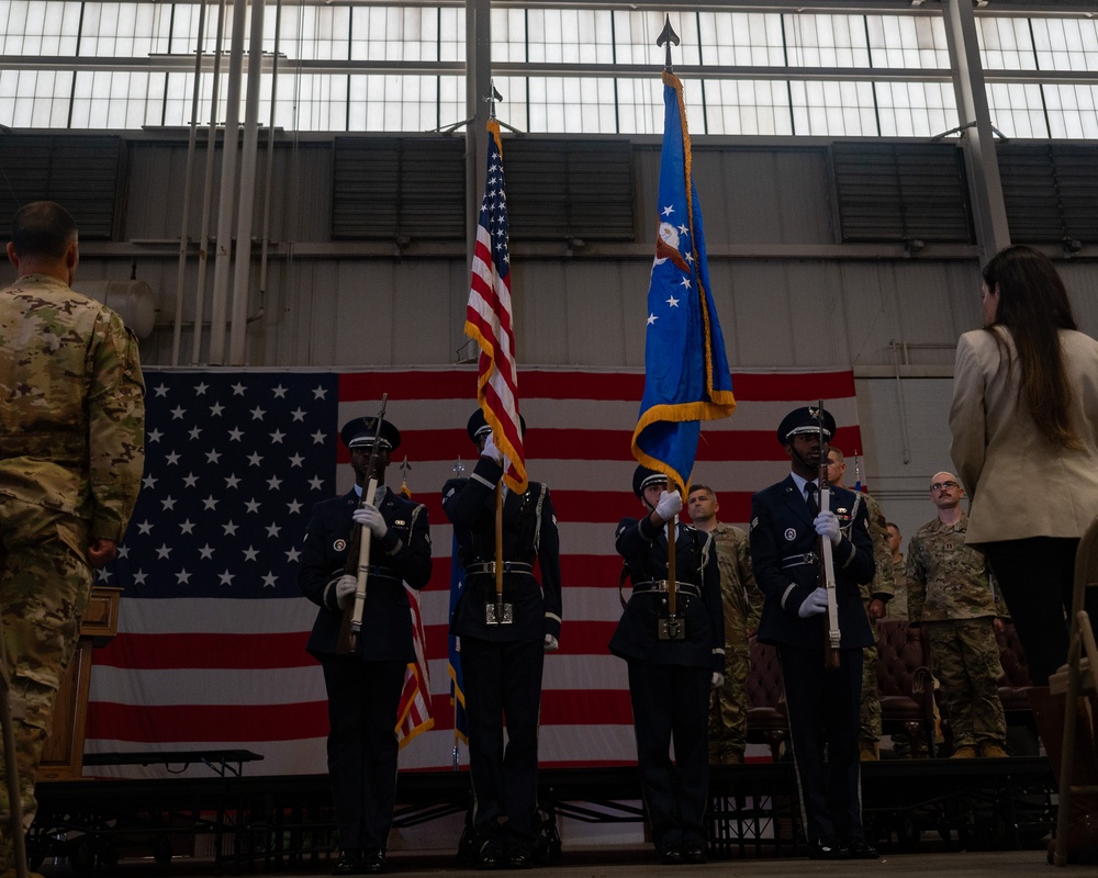 The 890th Missile Security Forces Squadron change of command