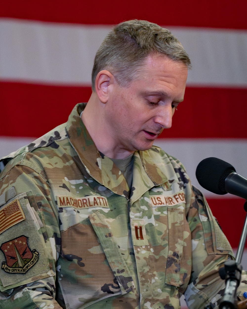 The 890th Missile Security Forces Squadron change of command
