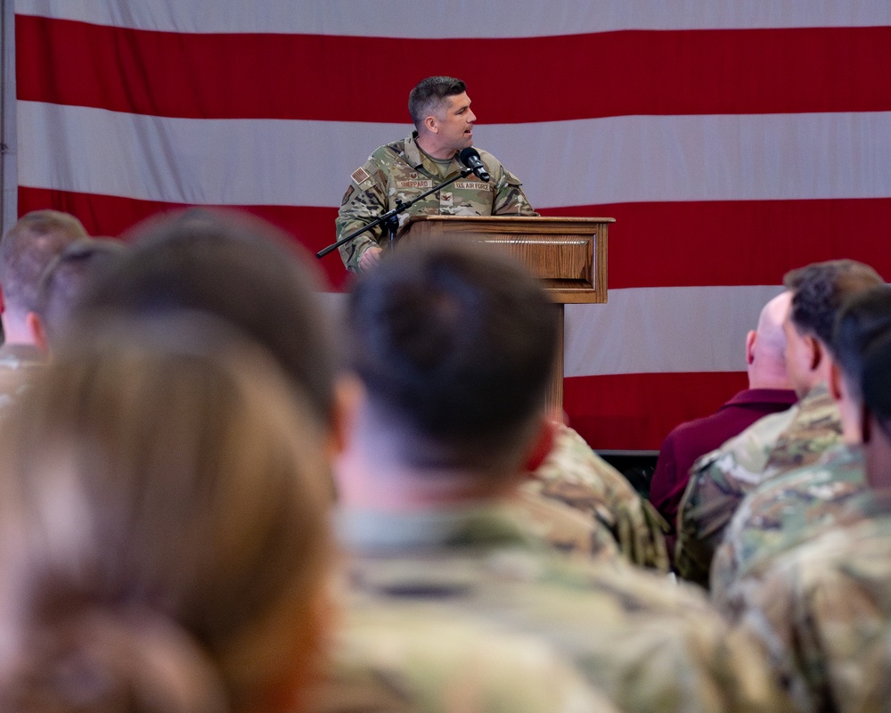 The 890th Missile Security Forces Squadron change of command