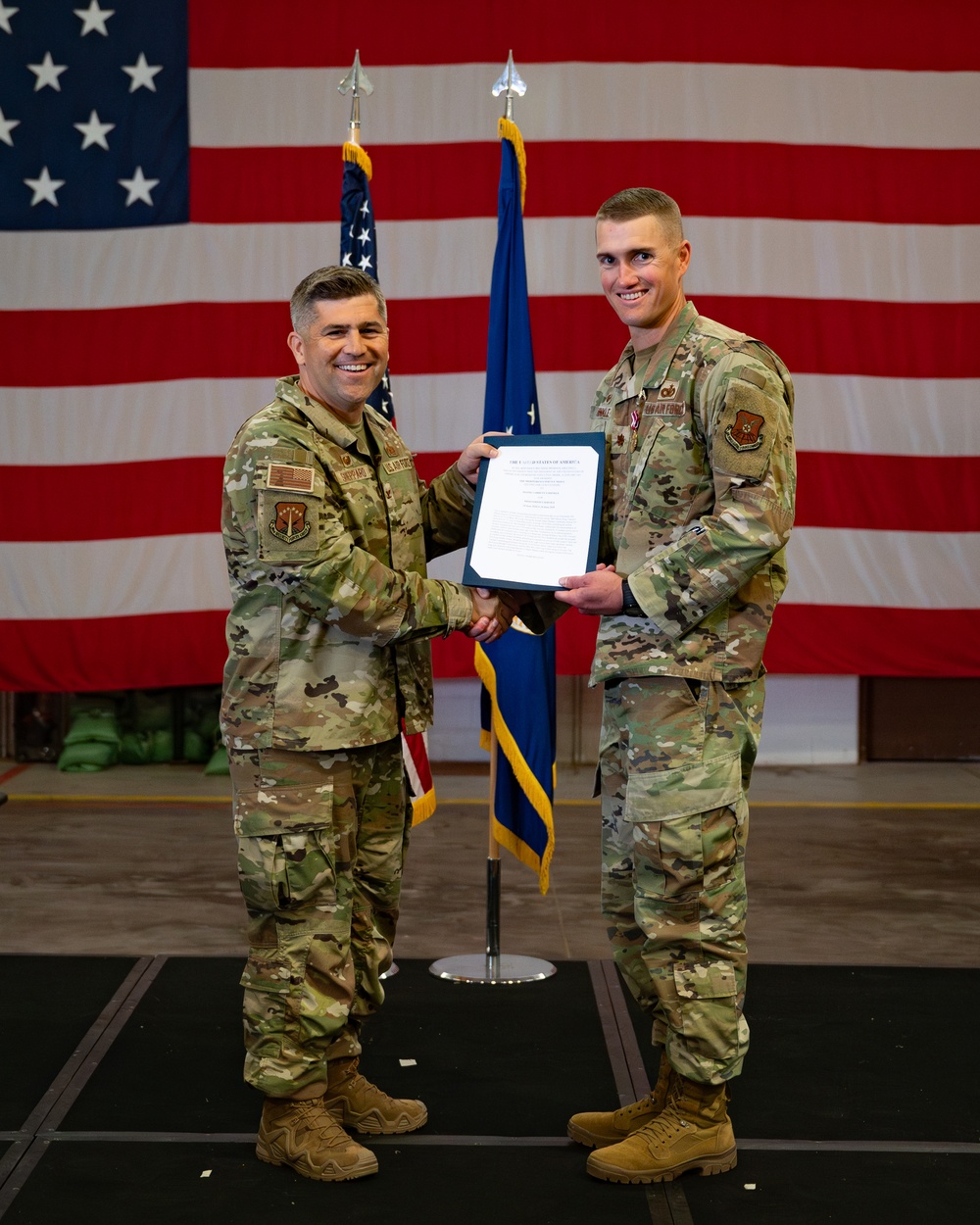 The 890th Missile Security Forces Squadron change of command