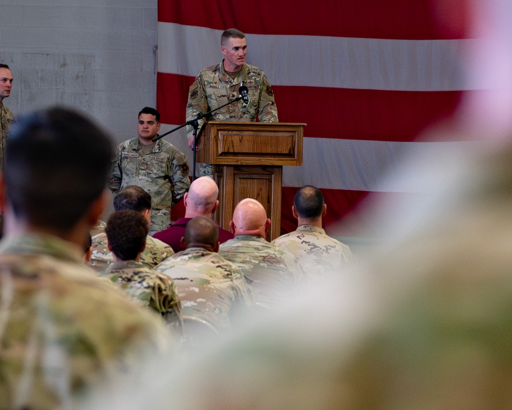 The 890th Missile Security Forces Squadron change of command