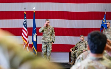 The 890th Missile Security Forces Squadron change of command