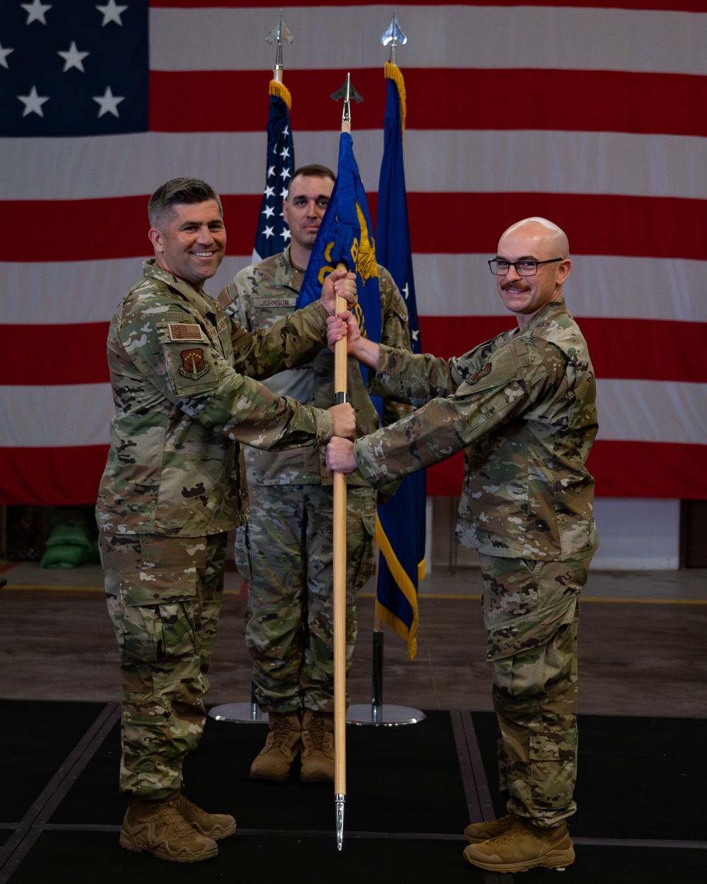 The 890th Missile Security Forces Squadron change of command