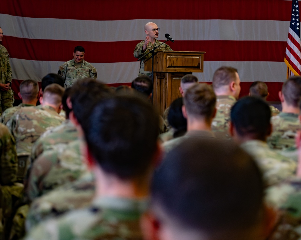 The 890th Missile Security Forces Squadron change of command