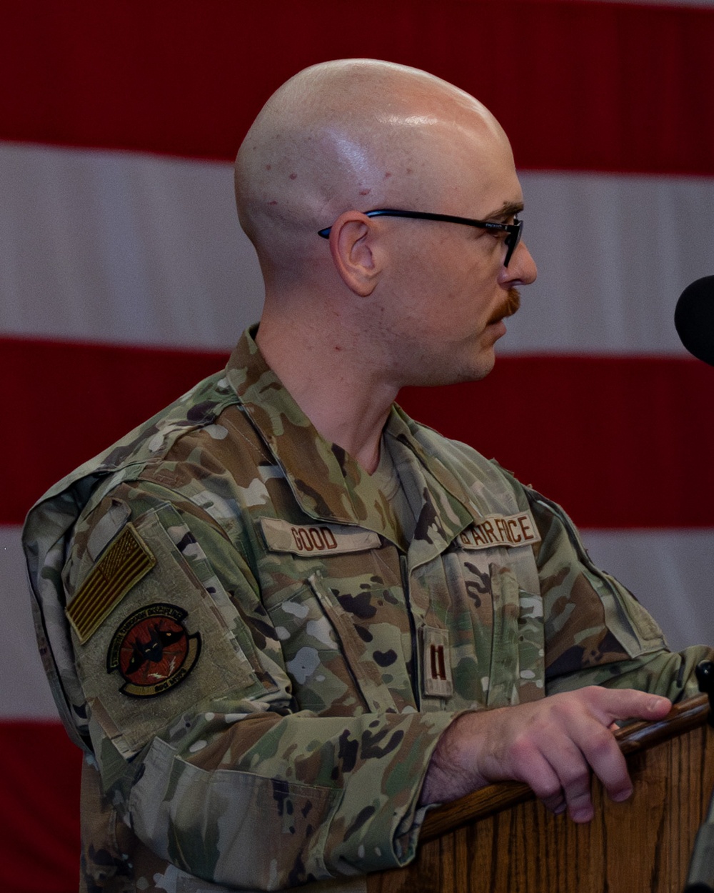 The 890th Missile Security Forces Squadron change of command