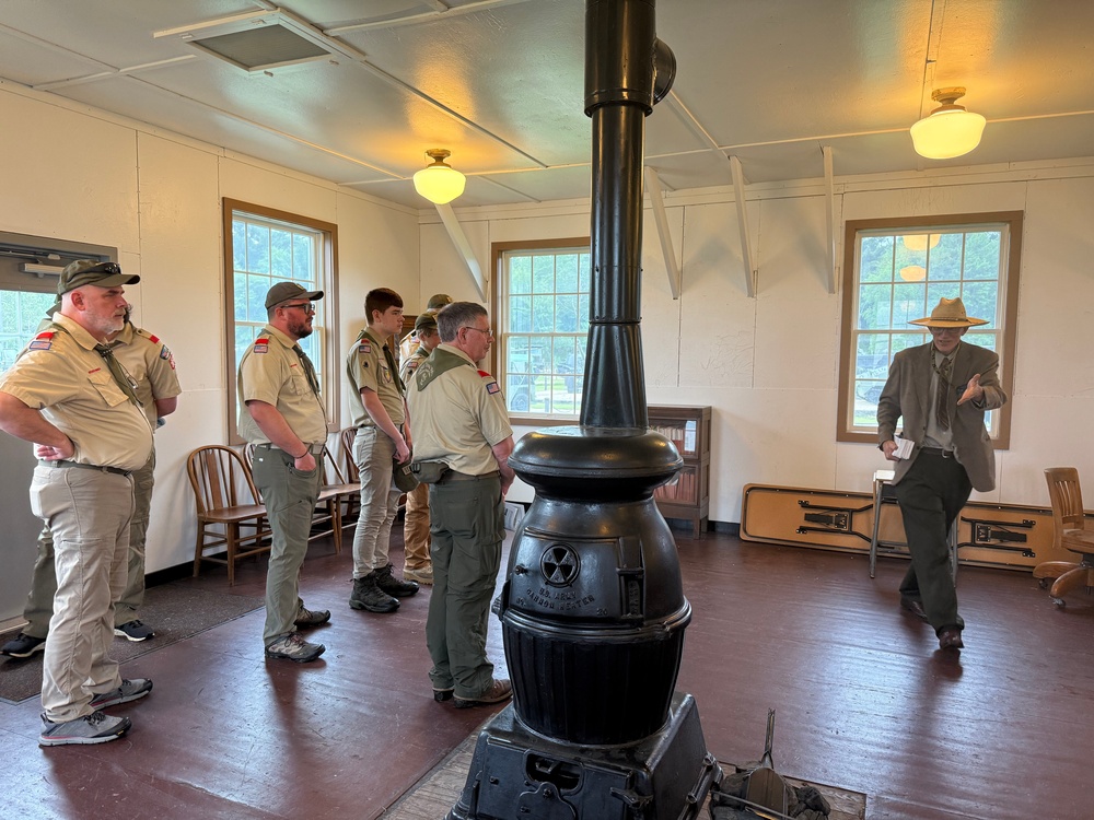 Indiana Boy Scout Troop visits Fort McCoy Commemorative Area; learns about Army, Fort McCoy history
