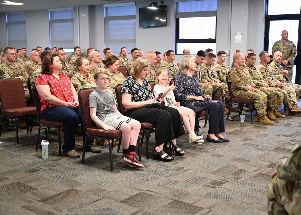 104th Fighter Wing promotes MSgt Patrick Greaney to SMSgt.