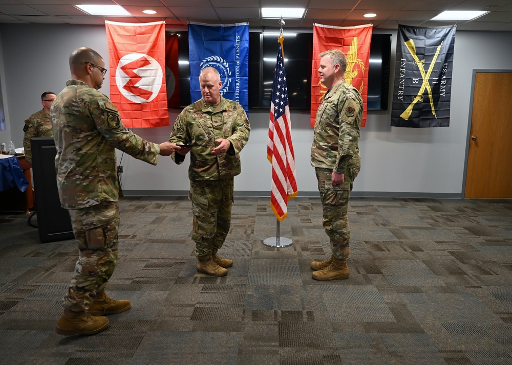 104th Fighter Wing promotes MSgt Patrick Greaney to SMSgt.