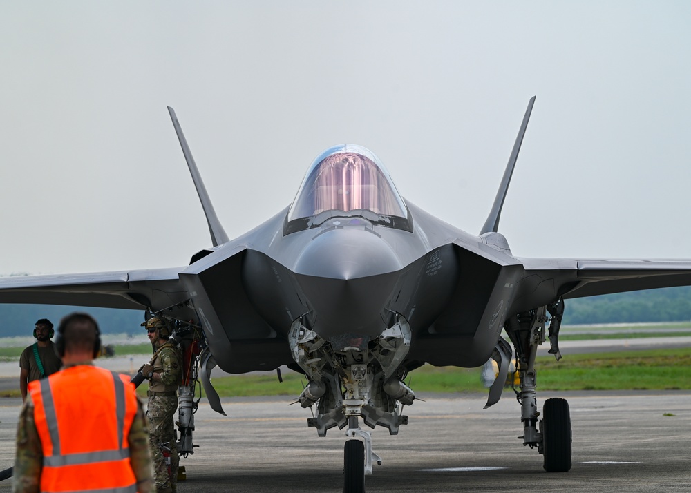 Expanding Joint Integrated Capabilities: 158th Fighter Wing, 104th Fighter Wing, 439th Airlift Wing, and 103rd Airlift Wing Execute Rapid Rearming and Refueling Exercises