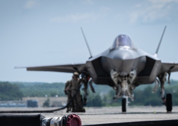 Expanding Joint Integrated Capabilities: 158th Fighter Wing, 104th Fighter Wing, and 103rd Airlift Wing Execute Rapid Rearming and Refueling Exercises