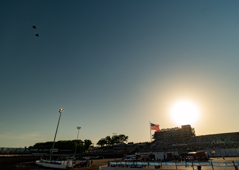 114th Fighter Wing Flyover at Huset’s Speedway