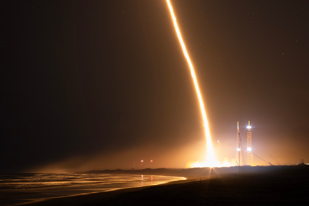 The Axiom 4 Booster Lands at Cape Canaveral Space Force Station