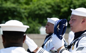 Military Funeral Honors are Conducted for U.S. Navy Signalman 3rd Class Carl Felton