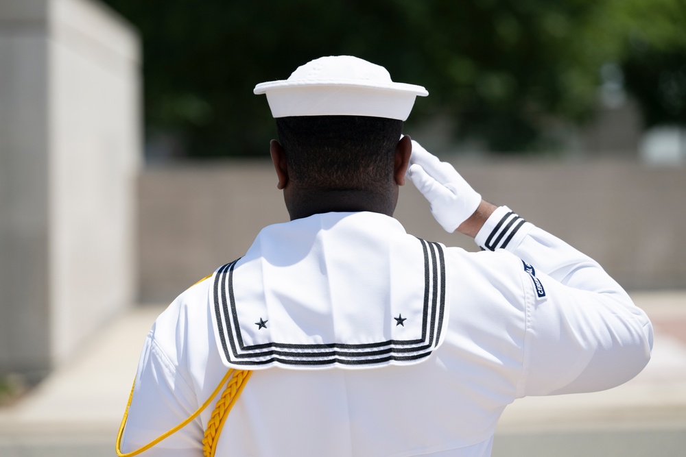 Military Funeral Honors are Conducted for U.S. Navy Signalman 3rd Class Carl Felton