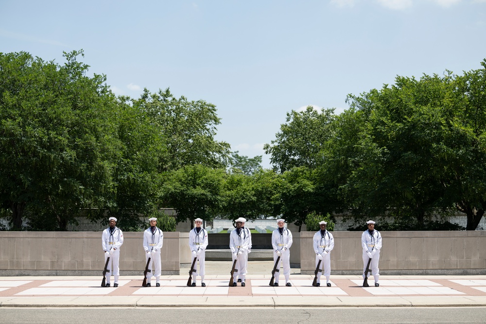 Military Funeral Honors are Conducted for U.S. Navy Signalman 3rd Class Carl Felton