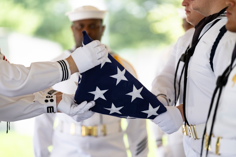 Military Funeral Honors are Conducted for U.S. Navy Signalman 3rd Class Carl Felton