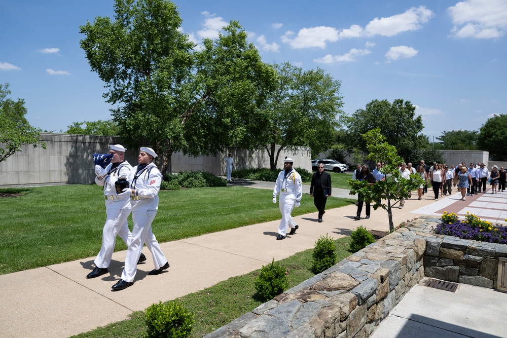 Military Funeral Honors are Conducted for U.S. Navy Signalman 3rd Class Carl Felton
