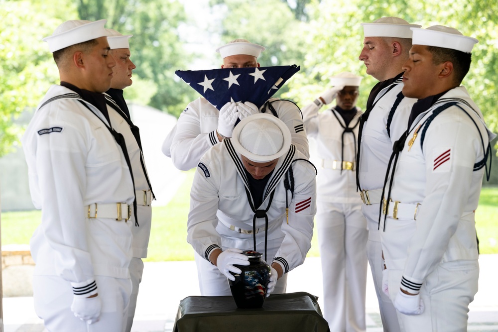 Military Funeral Honors are Conducted for U.S. Navy Signalman 3rd Class Carl Felton