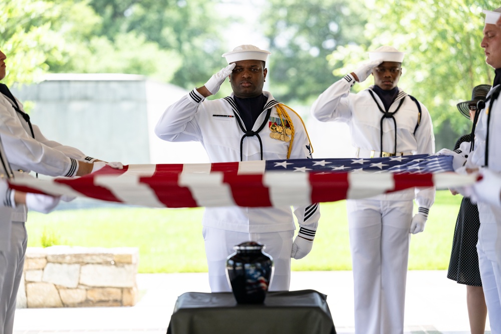 Military Funeral Honors are Conducted for U.S. Navy Signalman 3rd Class Carl Felton