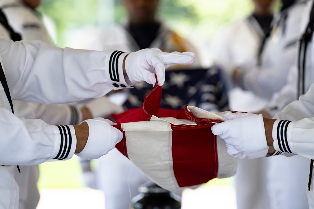 Military Funeral Honors are Conducted for U.S. Navy Signalman 3rd Class Carl Felton