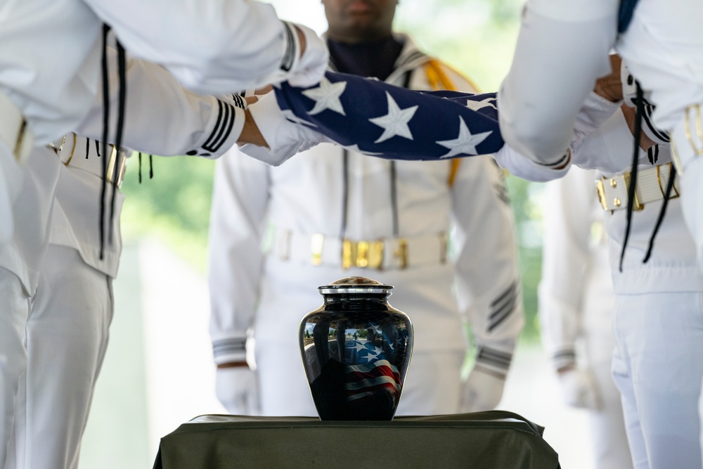 Military Funeral Honors are Conducted for U.S. Navy Signalman 3rd Class Carl Felton