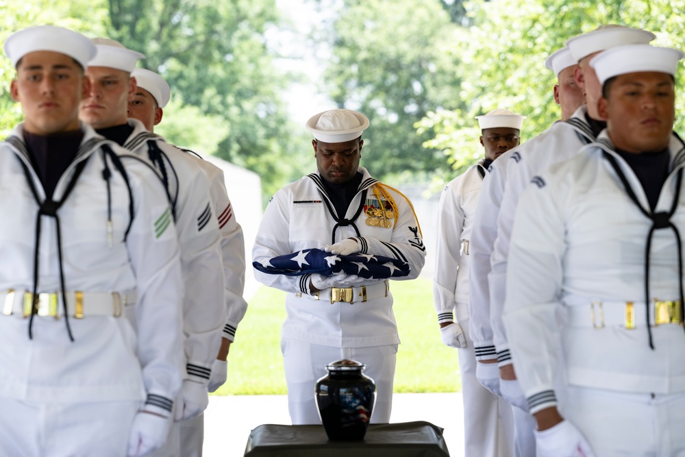 Military Funeral Honors are Conducted for U.S. Navy Signalman 3rd Class Carl Felton