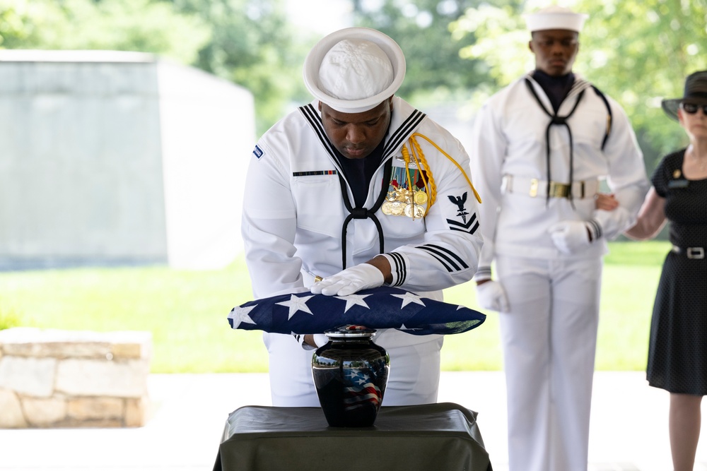 Military Funeral Honors are Conducted for U.S. Navy Signalman 3rd Class Carl Felton