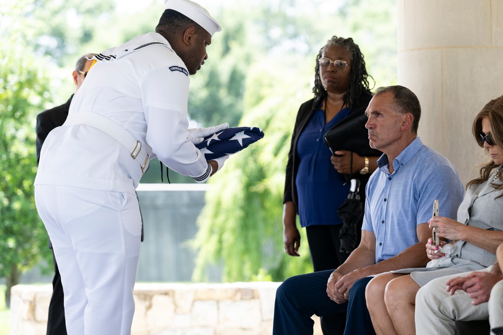Military Funeral Honors are Conducted for U.S. Navy Signalman 3rd Class Carl Felton