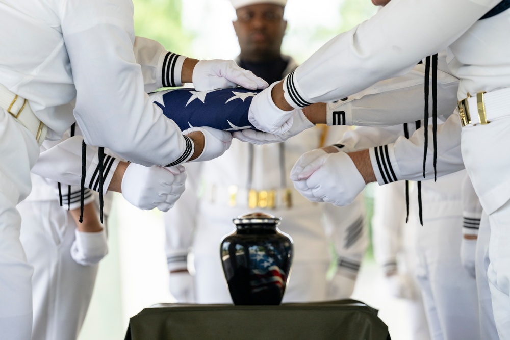 Military Funeral Honors are Conducted for U.S. Navy Signalman 3rd Class Carl Felton
