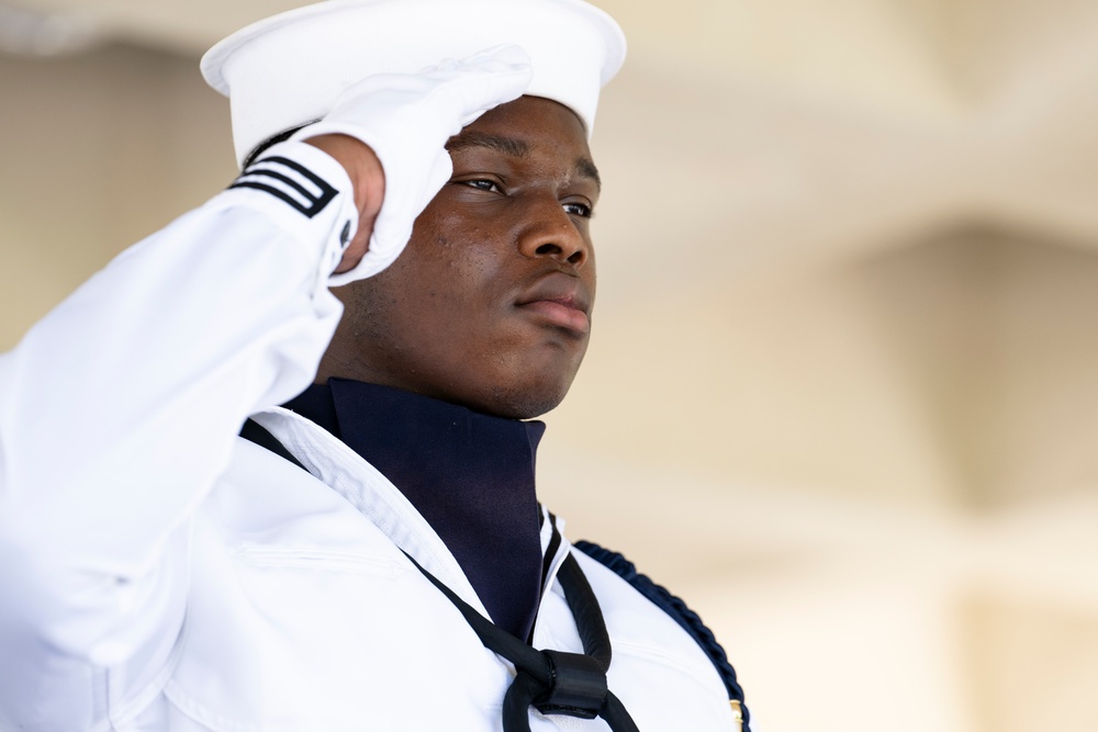 Military Funeral Honors are Conducted for U.S. Navy Signalman 3rd Class Carl Felton