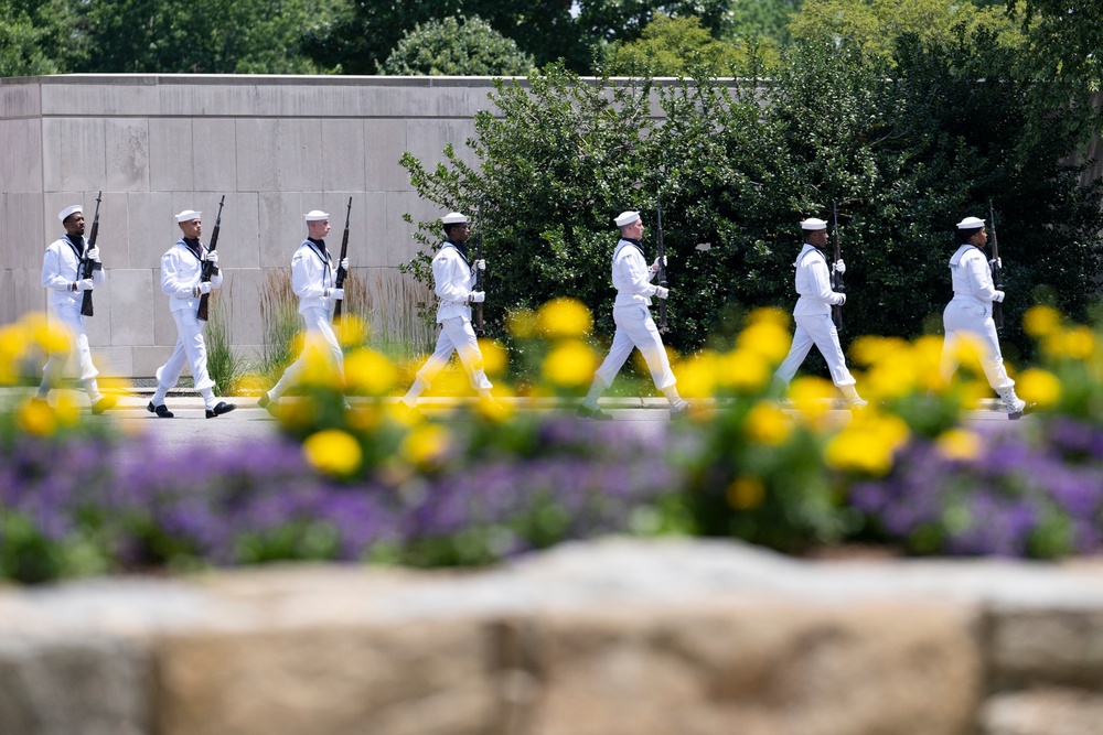 Military Funeral Honors are Conducted for U.S. Navy Signalman 3rd Class Carl Felton