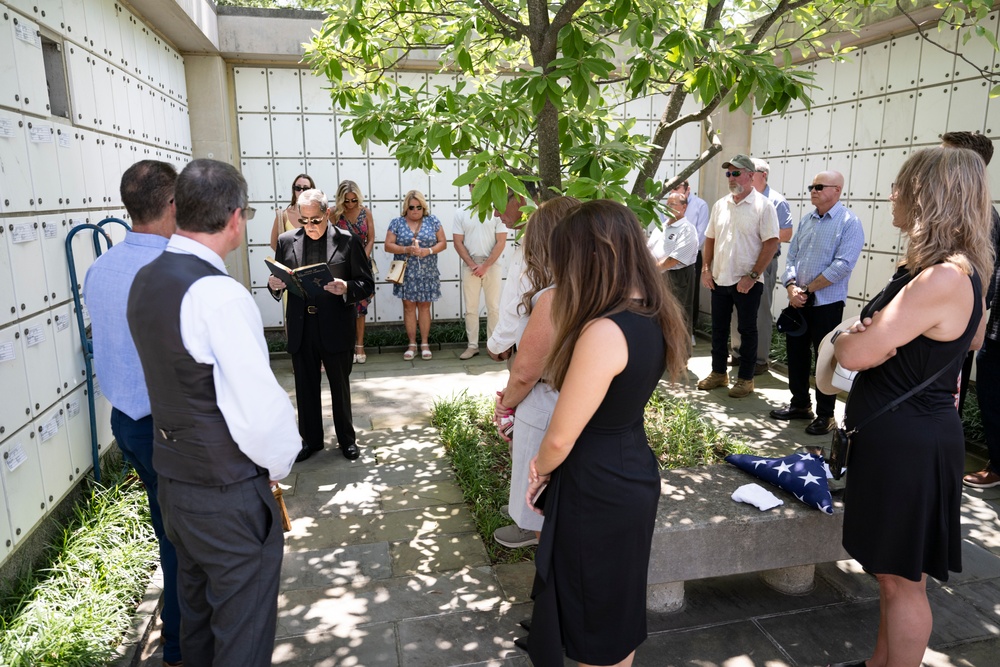 Military Funeral Honors are Conducted for U.S. Navy Signalman 3rd Class Carl Felton