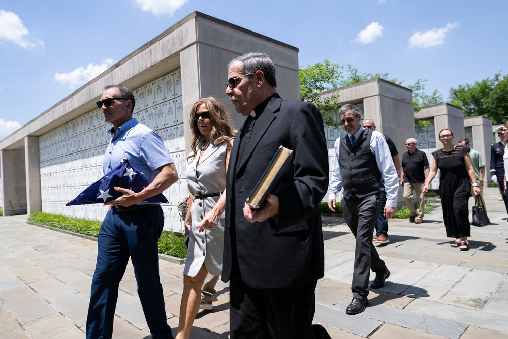 Military Funeral Honors are Conducted for U.S. Navy Signalman 3rd Class Carl Felton