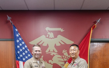 Republic of Korea Marines visit RS Frederick
