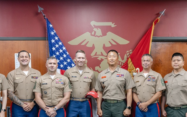 Republic of Korea Marines visit RS Frederick