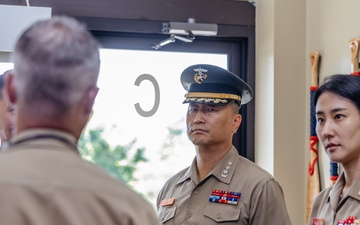 Republic of Korea Marines visit RS Frederick