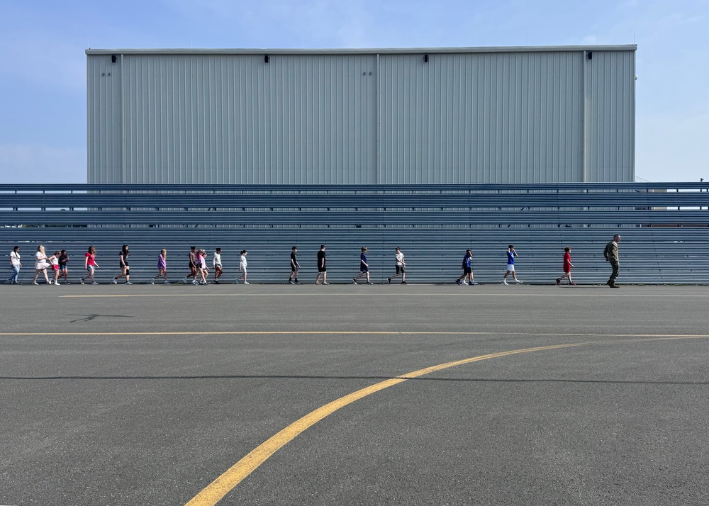 104th Fighter Wing hosts tour for local school